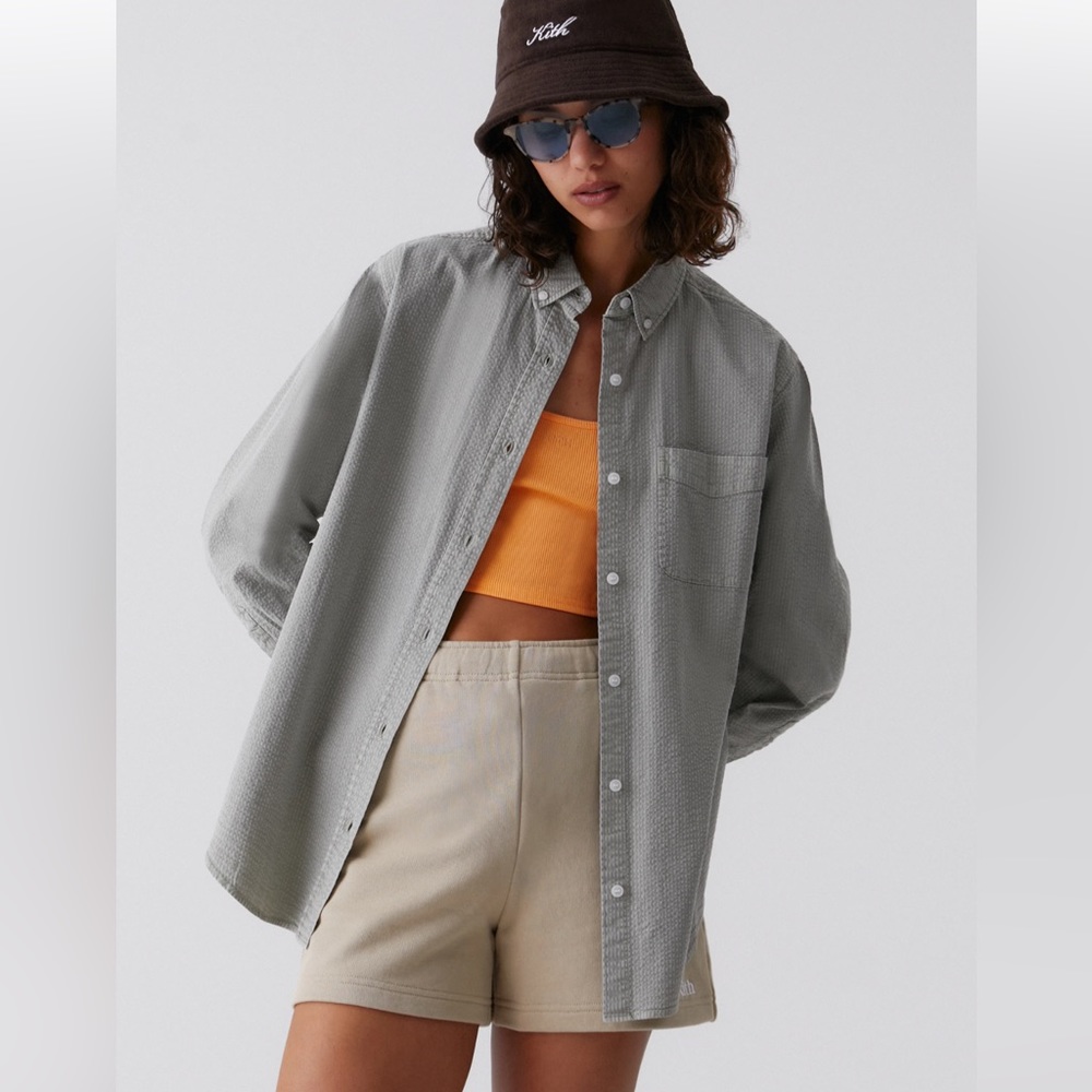 Brand New Kith Seersucker Button Up